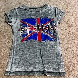 Def Leppard Rock Band Shirt For Kids